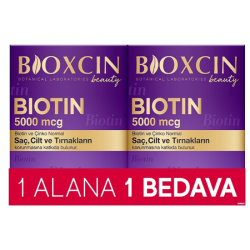 BIOXCIN BIOTIN 5000MCG 1+1 HEDİYE