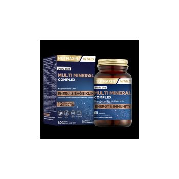 NUTRAXİN MULTİ MİNERAL COMPLEX 60 TABLET