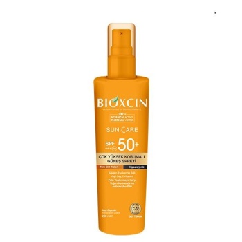 Bioxcin Sun Care 50 Faktör Tüm Cilt Tipleri İçin Çok Yüksek Korumalı Güneş Spreyi 200 ml