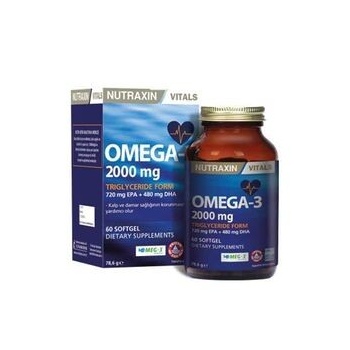 NUTRAXİN OMEGA 3 200 MG 60 DOFT JEL KAPSÜL