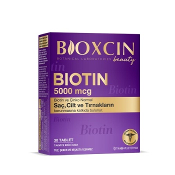 BIOXCIN BIOTIN & ÇİNKO 5000 MCG 30 TB