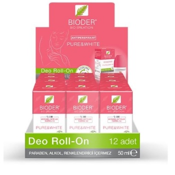 Bioder Antiperspiranr Deo Roll-on Stand 12'li (12x50ml)