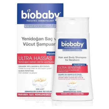 BİOBABY YENİDOĞAN SAÇ VE VÜCUT ŞAMPUANI 200ML