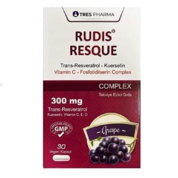 RUDİS RESQUE 60 VEGAN KAPSÜL--RESVERATROL- KUERSETİN