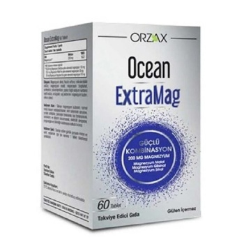 OCEAN EXTRAMAG 60 TABLET ÜÇLÜ KOMBİNASYON -MAGNEZYUM SİTRAT-MALAT-BİSGLİNAT