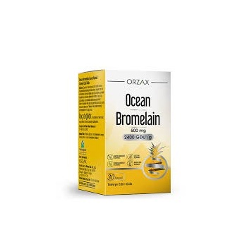 ORZAX OCEAN BROMELAİN 500 MG 30 KAPSÜL